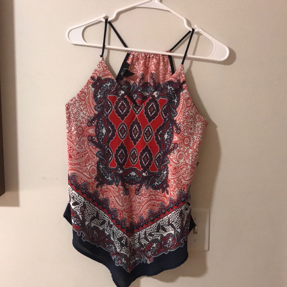 Bandana colored tank top